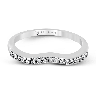 14k Diamond Wedding Band