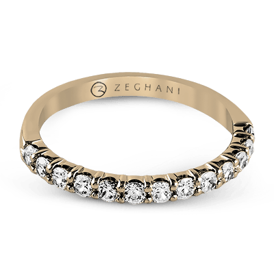 14k Diamond Wedding Band