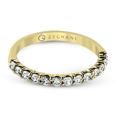 14k Diamond Wedding Band