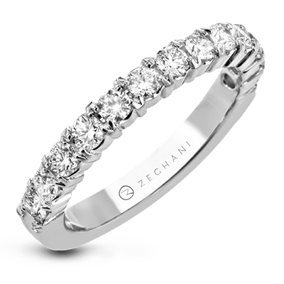 14k Diamond Wedding Band