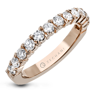 14k Diamond Wedding Band
