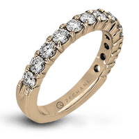 14K Gold Diamond Wedding Band