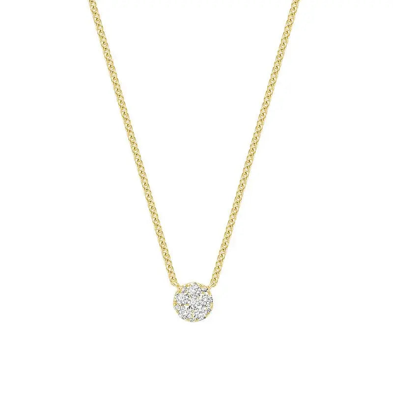 Diamond Cluster Necklace