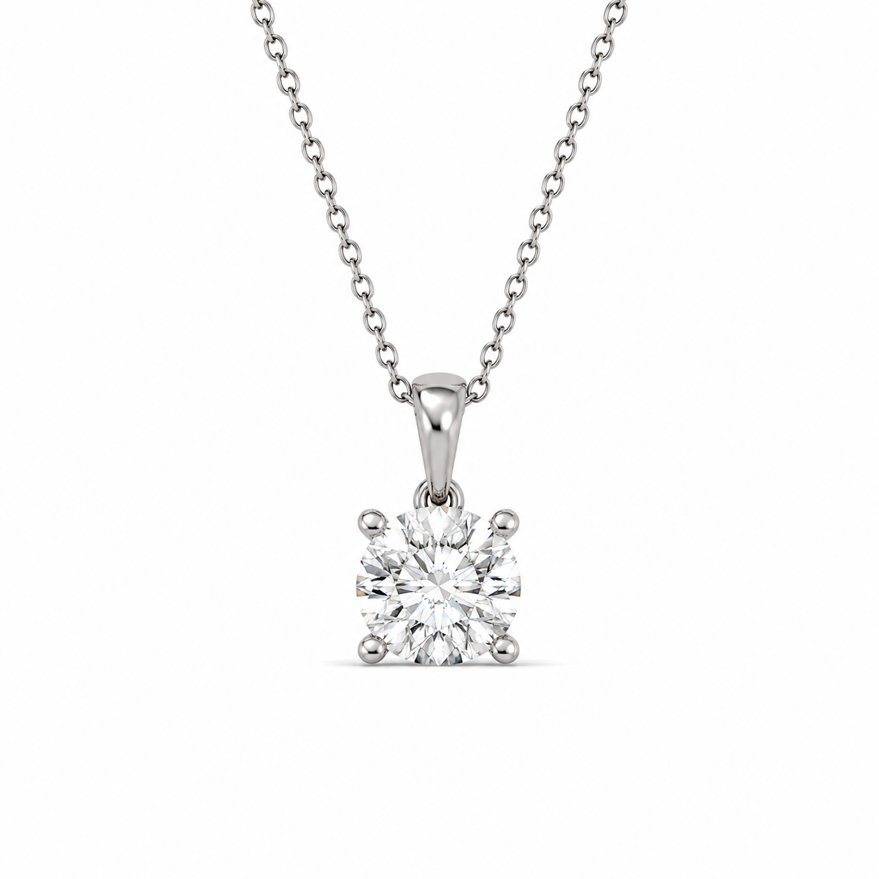 Cushion Cut Birthstone Necklace