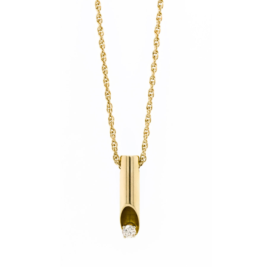 10k Yellow Gold Diamond Necklace