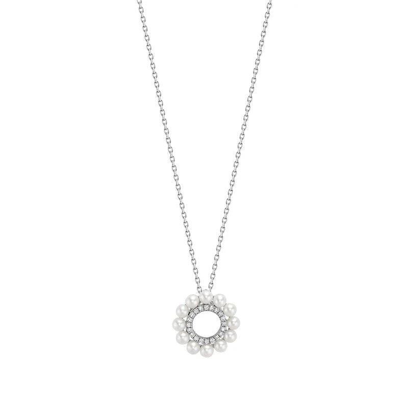 Cultured Pearl & Diamond Pendant