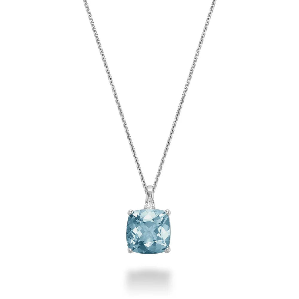 Diamond & Birthstone Necklace