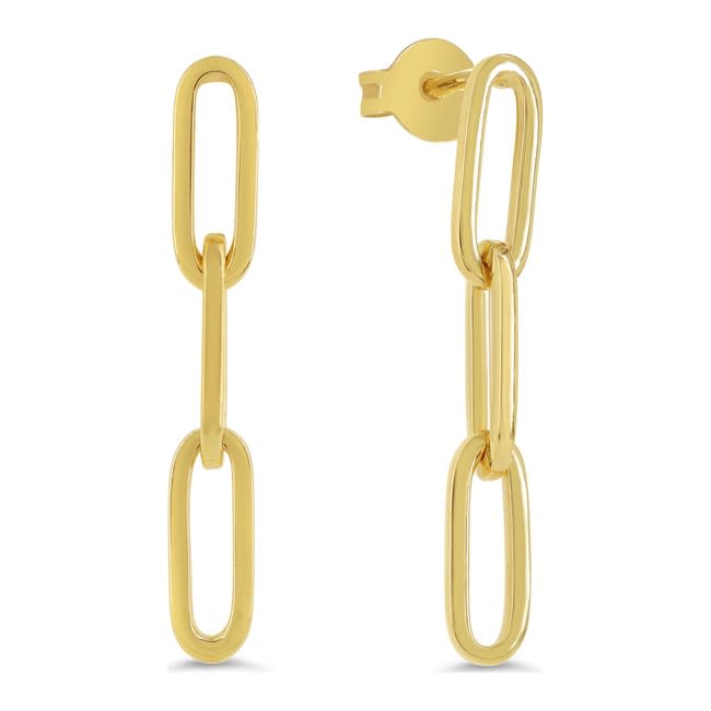 Paperclip Link Drop Stud