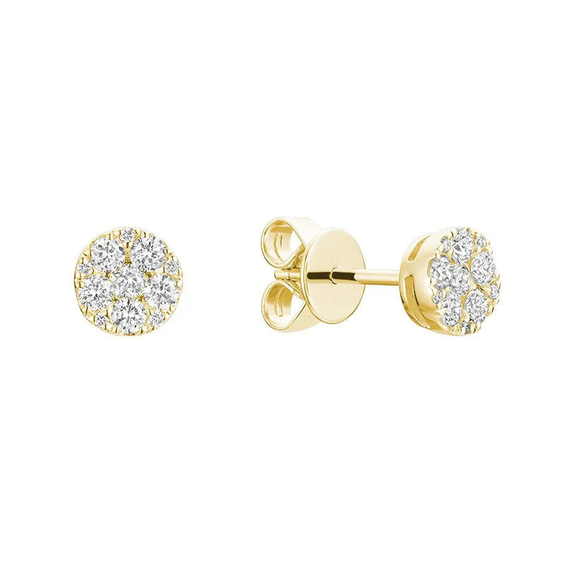 Diamond Cluster Studs