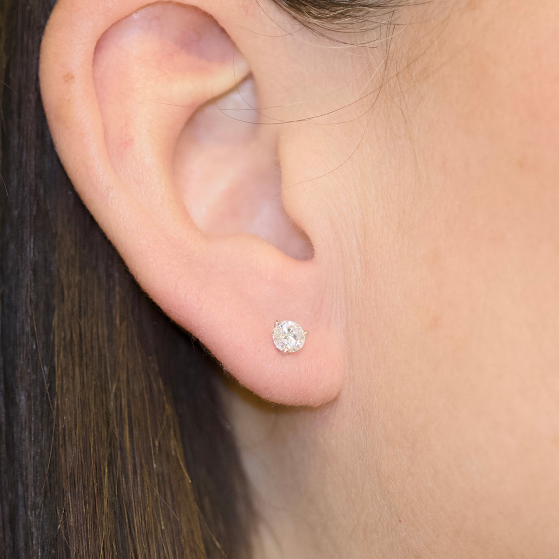 14K Lab Grown Diamond Studs