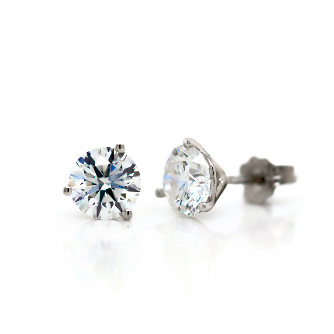 14K Lab Grown Diamond Studs