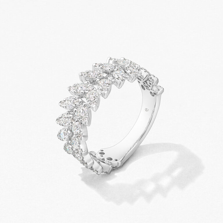 Aerial Double Dewdrop Ring