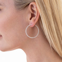 Signature Inside Out Diamond Hoops