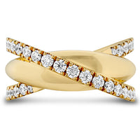 18K Yellow Gold Grace XX Fashion Ring