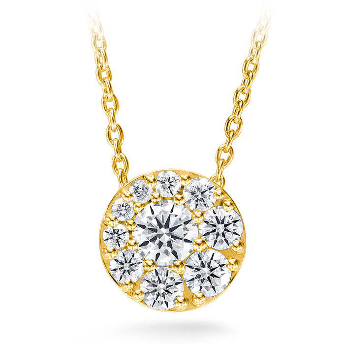 Tessa Diamond Circle Necklace