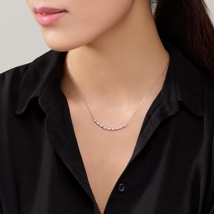 Aerial Dewdrop Diamond Necklace