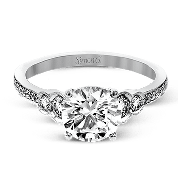 18K White Gold Timeless Engagement Ring