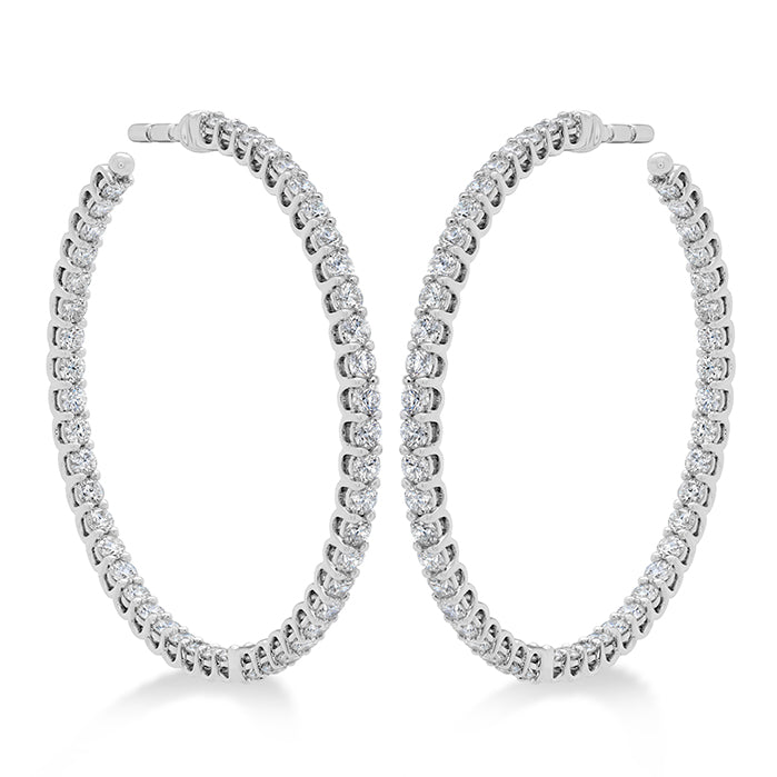 Signature Inside Out Diamond Hoops