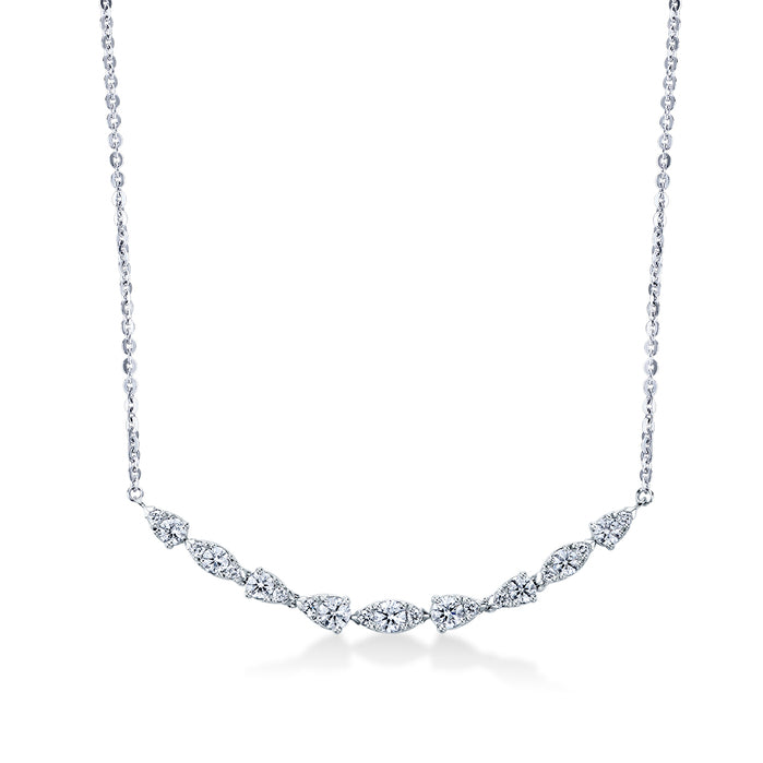 Aerial Dewdrop Diamond Necklace