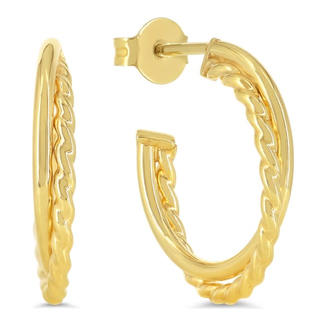 Cable Crossover Hoop Stud