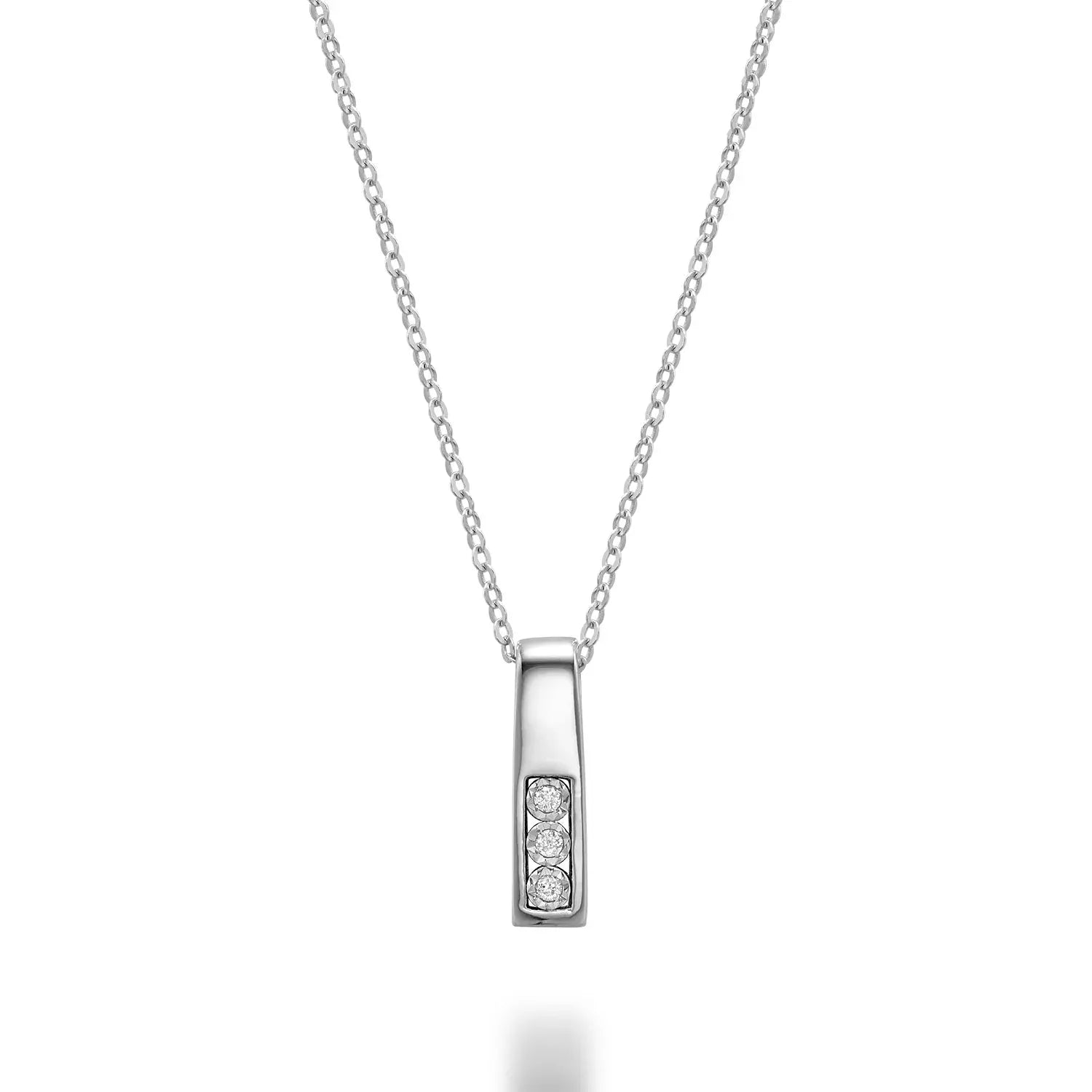 Diamond Bar Necklace