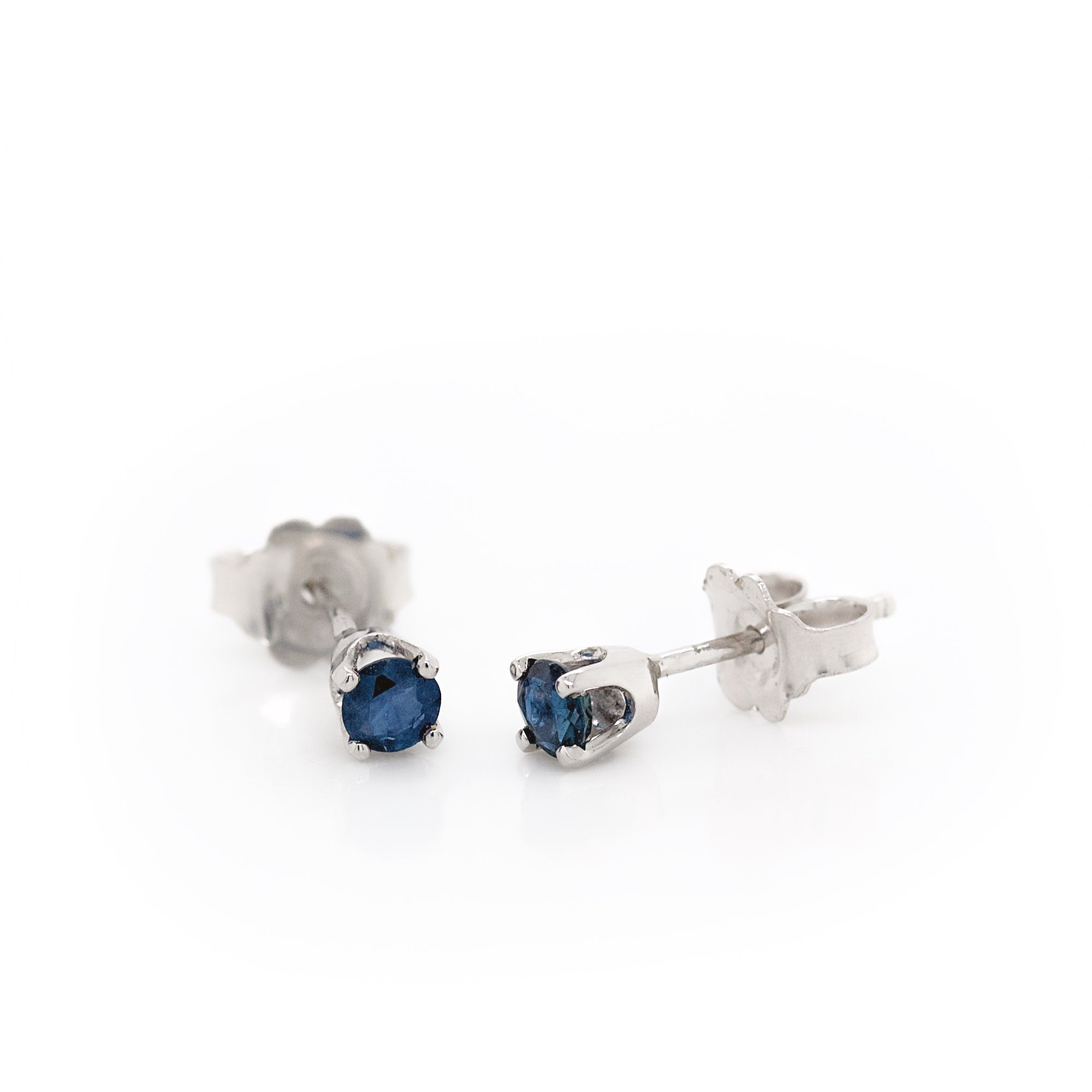 Blue Sapphire Studs