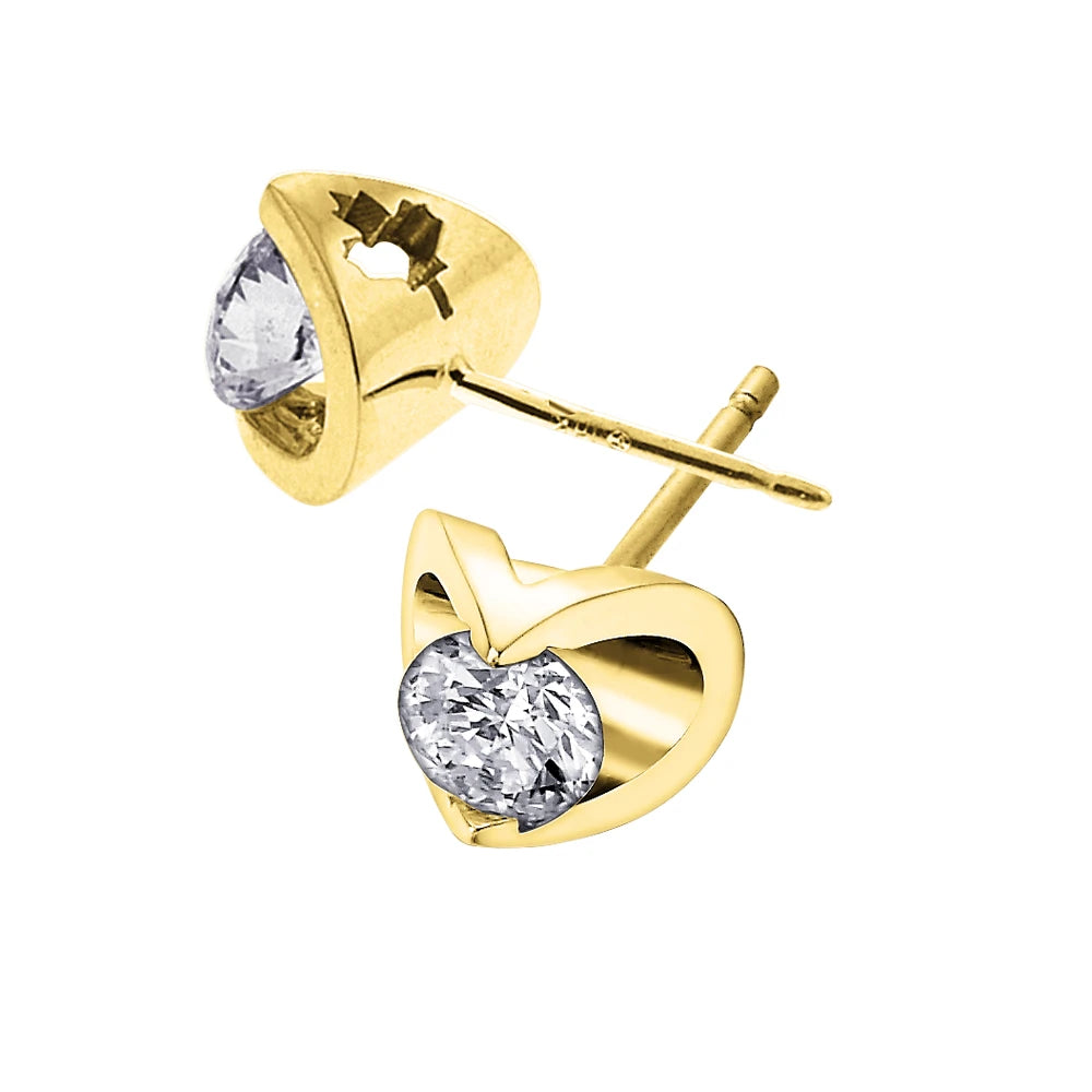 Canadian Diamond U-Cup Studs