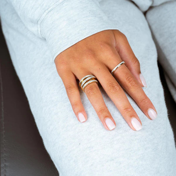 Half Semi-Eternity Diamond Ring