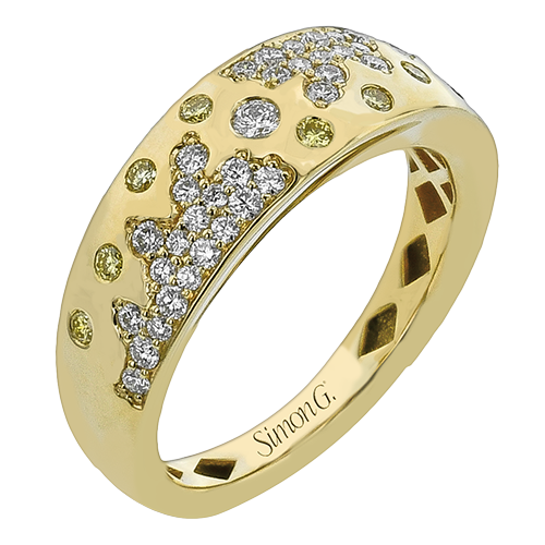 Multi-coloured diamond Fashion RIng