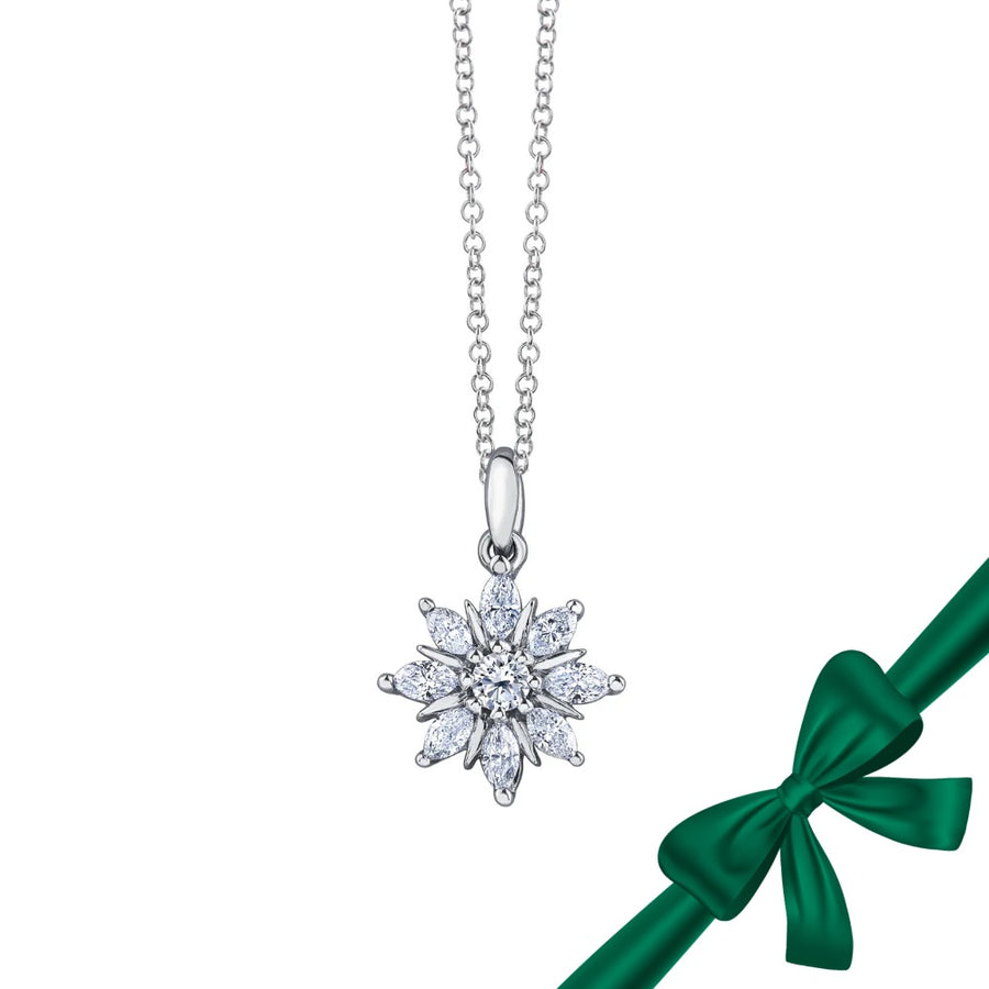 14K Northern Star Diamond Necklace