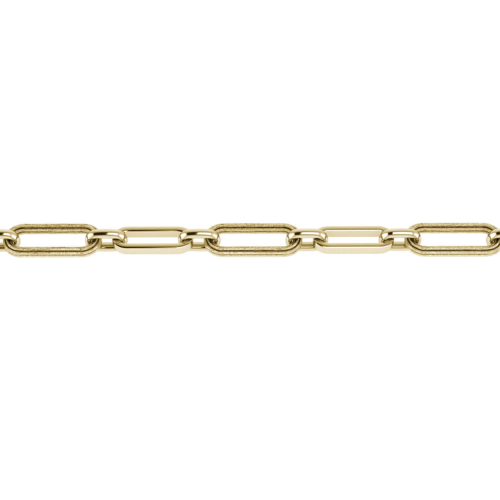 Frosted Paperclip Bracelet