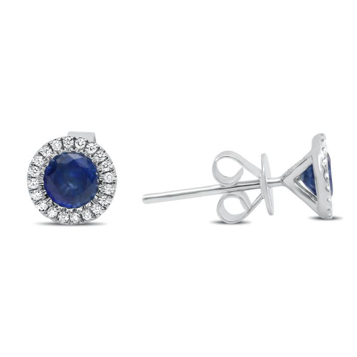 Gemstone and Diamond Studs