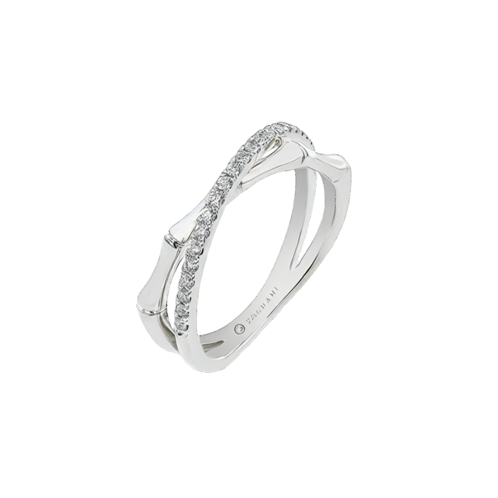 Diamond Overlap Right Hand Ring