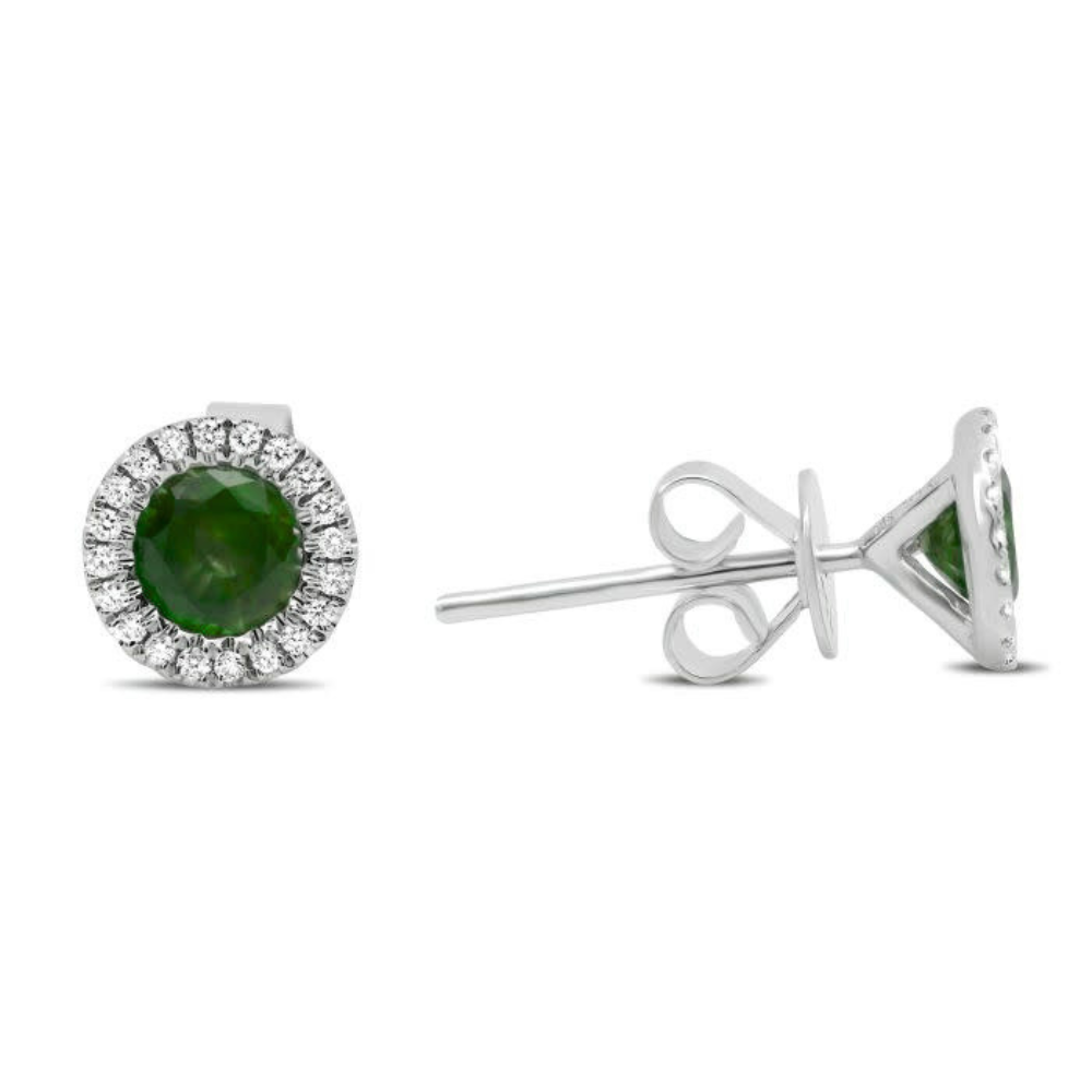 Gemstone and Diamond Studs