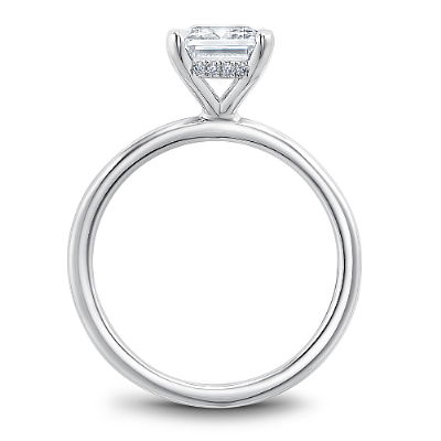 Noam Carver Diamond Emerald Cut Engagement Ring