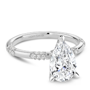 Atelier Diamond Pear Shaped Engagement Ring