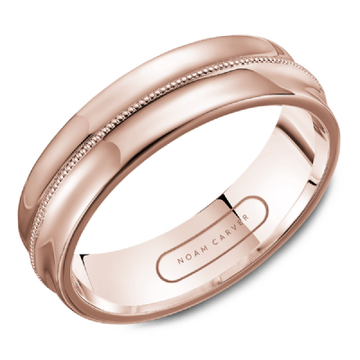 Noam Carver Rope Centre Wedding Band