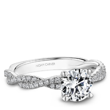 Noam Carver Diamond Twist Engagement Ring