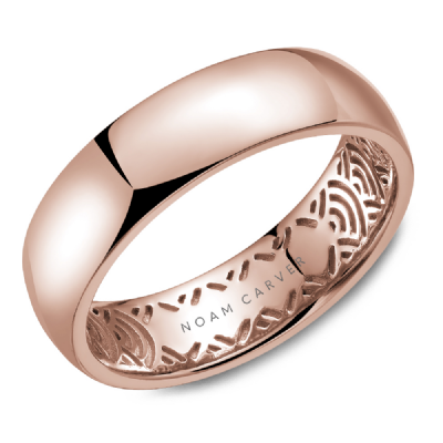 Noam Carver High Polished Wedding Band