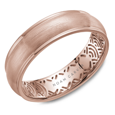 Noam Carver Sandpaper Wedding Band