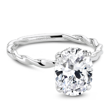 Noam Carver Diamond Twist Band Engagement Ring
