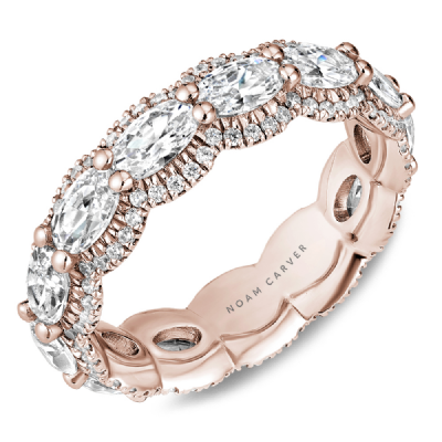 Noam Carver Full Eternity Diamond Oval Wedding Band