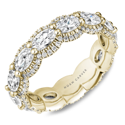 Noam Carver Full Eternity Diamond Oval Wedding Band