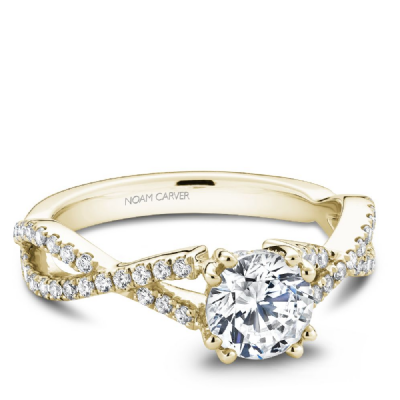 Noam Carver Diamond Twist Engagement Ring