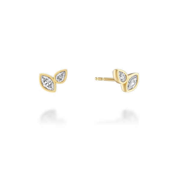 Lab Diamond Marquise & Pear Shaped Earrings
