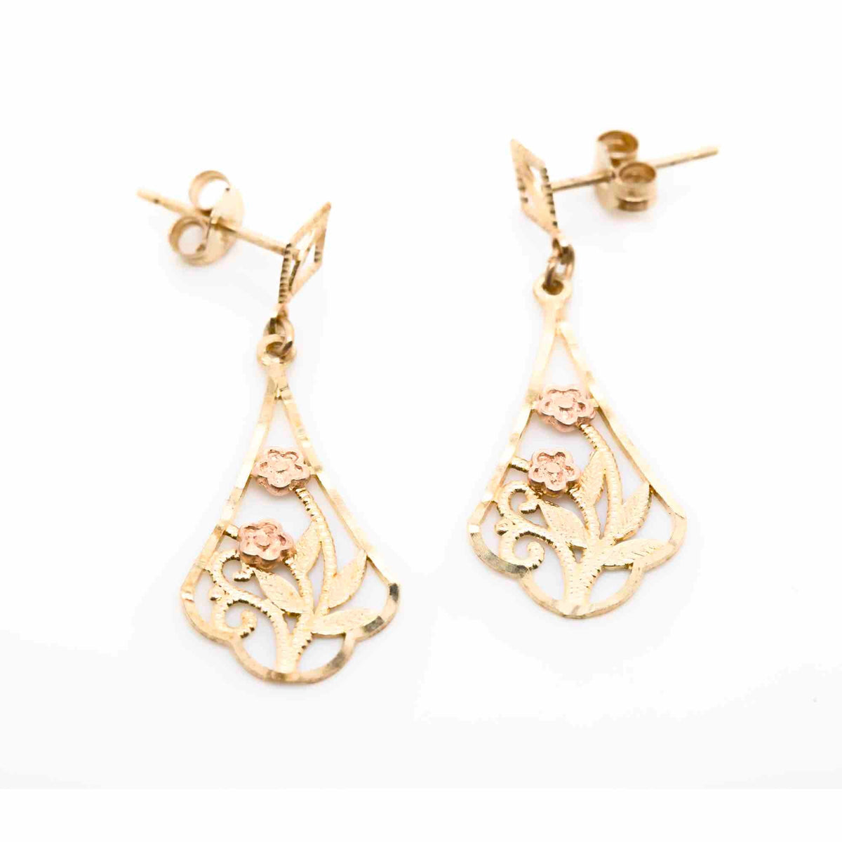 Flower Drop Studs