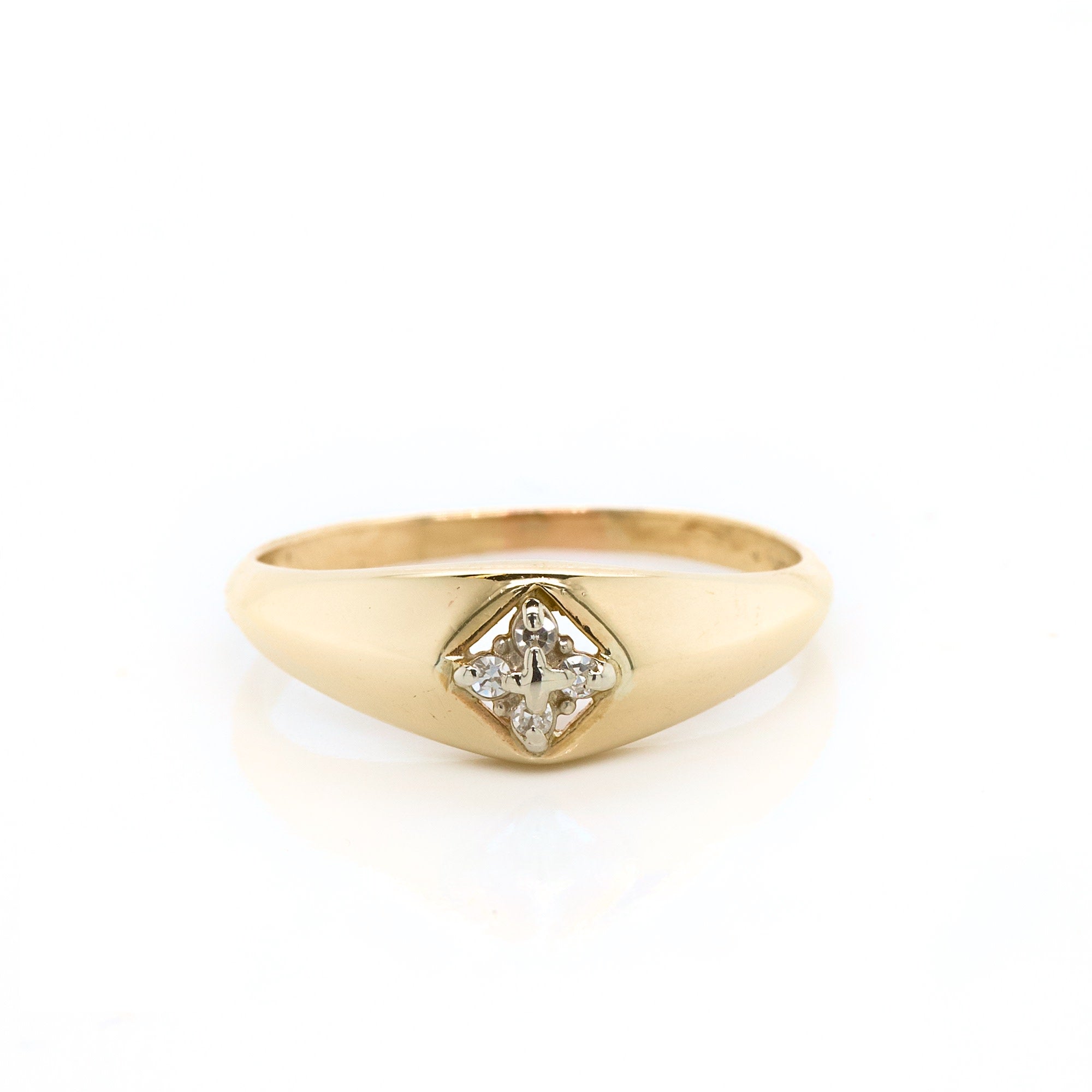 Diamond Dome Fashion Ring