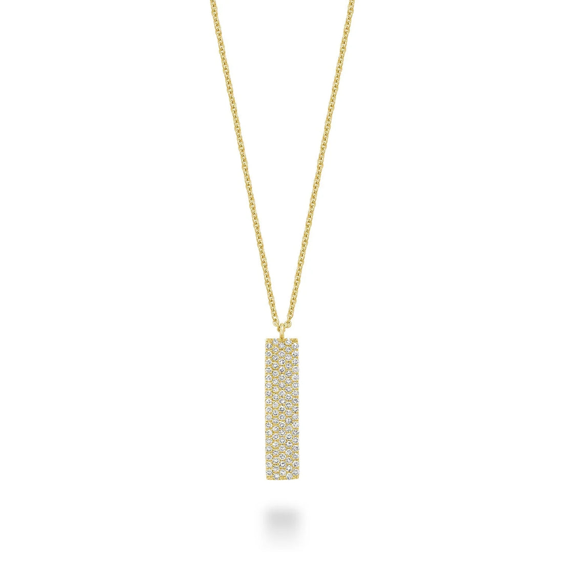 14k Gold Pave Diamond Necklace