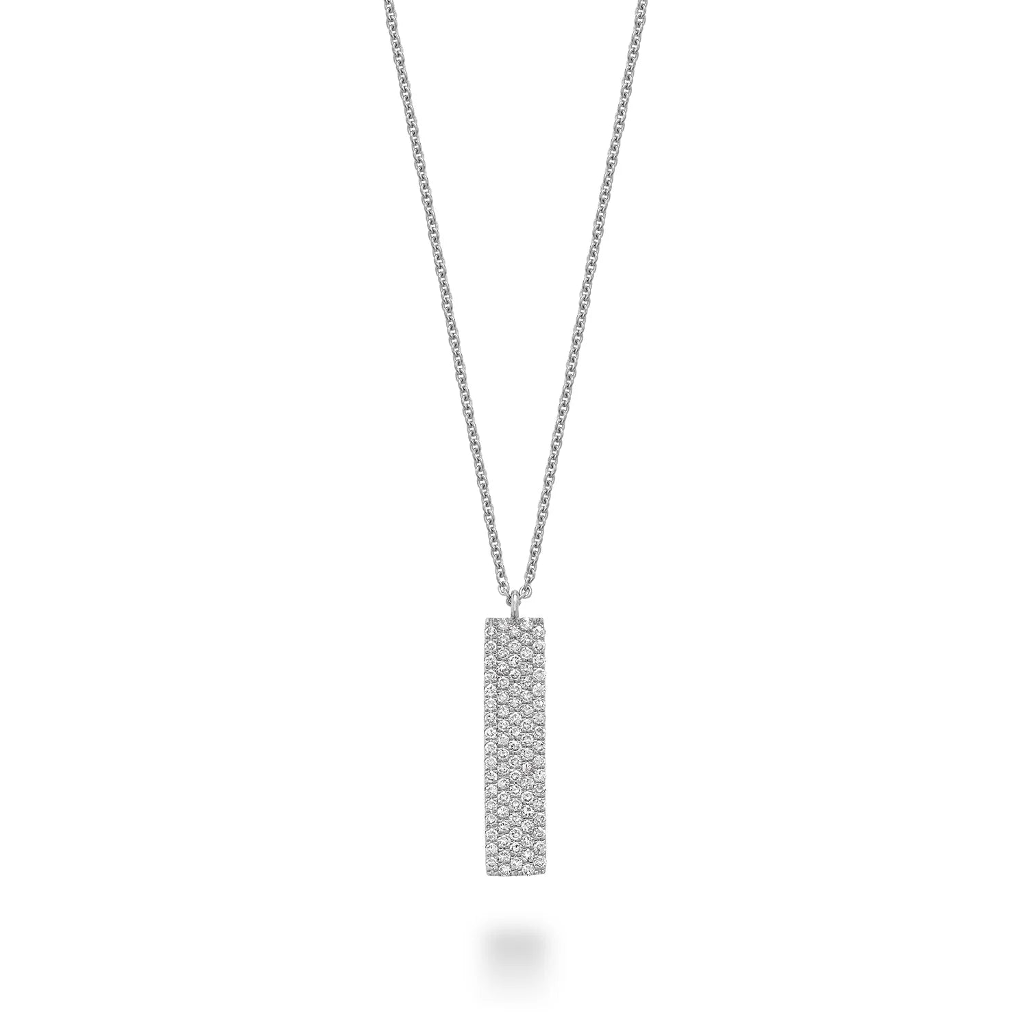 14k Gold Pave Diamond Necklace