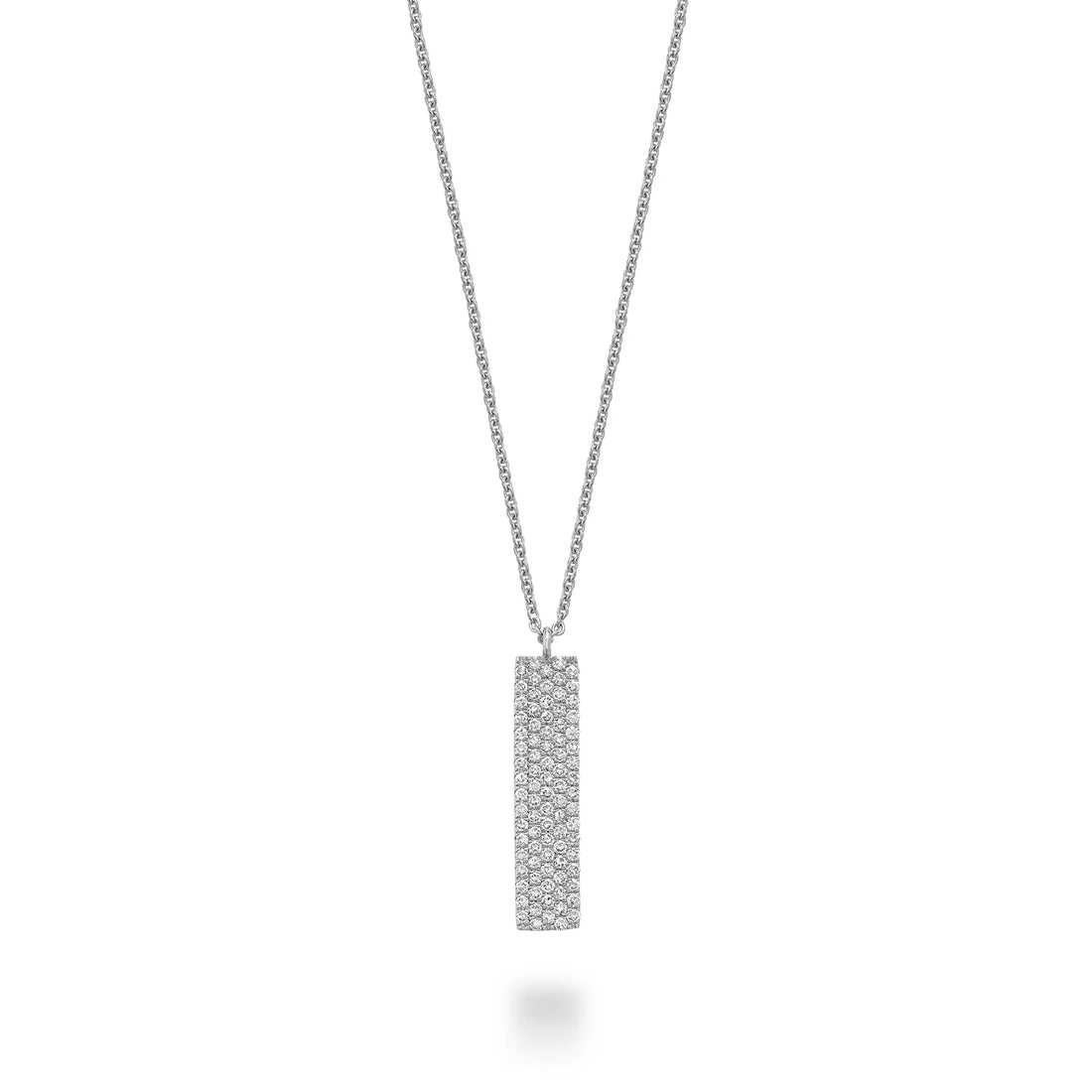 14k Gold Pave Diamond Necklace